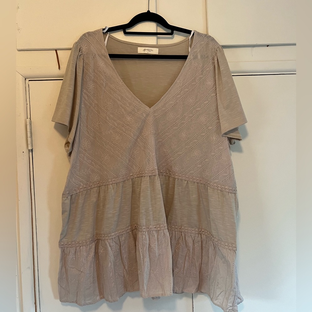 Tiered Neutral Top